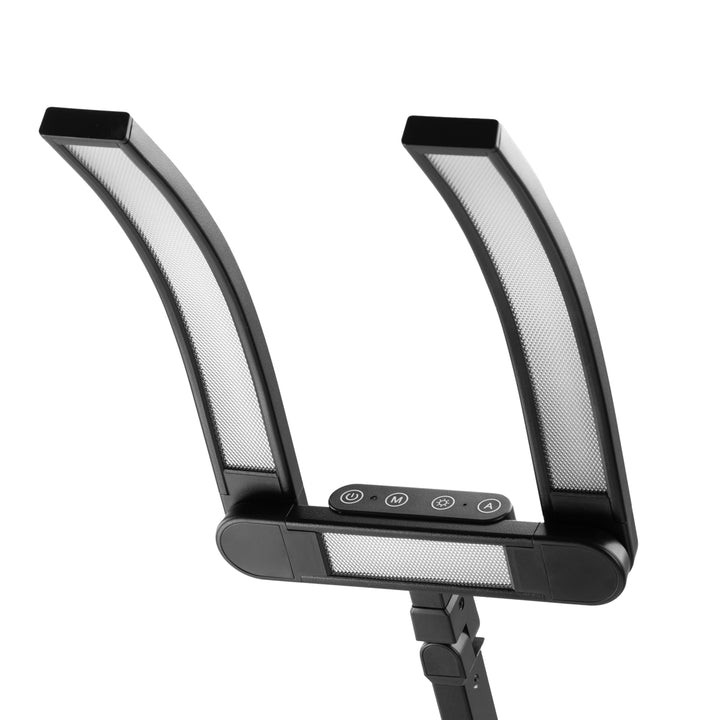 LED Lampe med Klemme og Justerbar Farve- og Lysintensitet Glow L05 Sort - billede 4