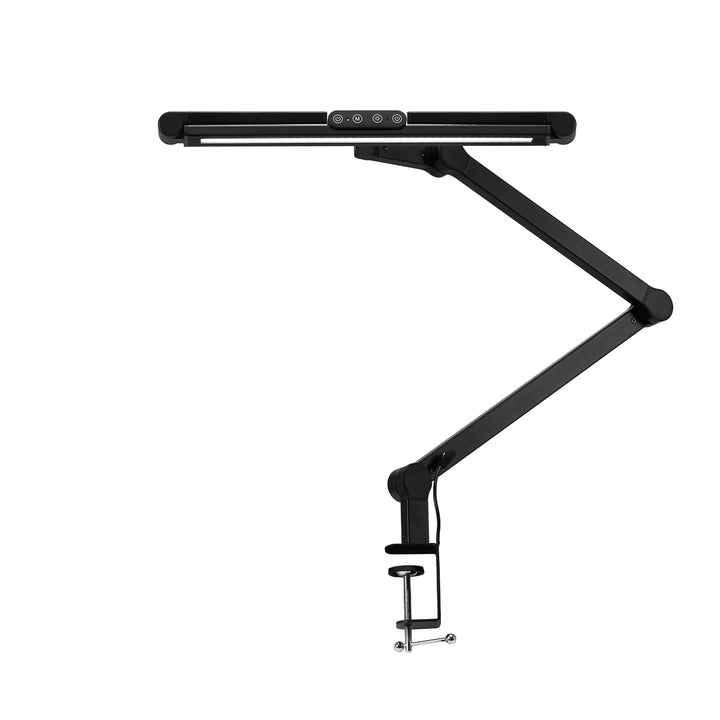 LED Lampe med Klemme og Justerbar Farve- og Lysintensitet Glow L03 Sort - billede 5