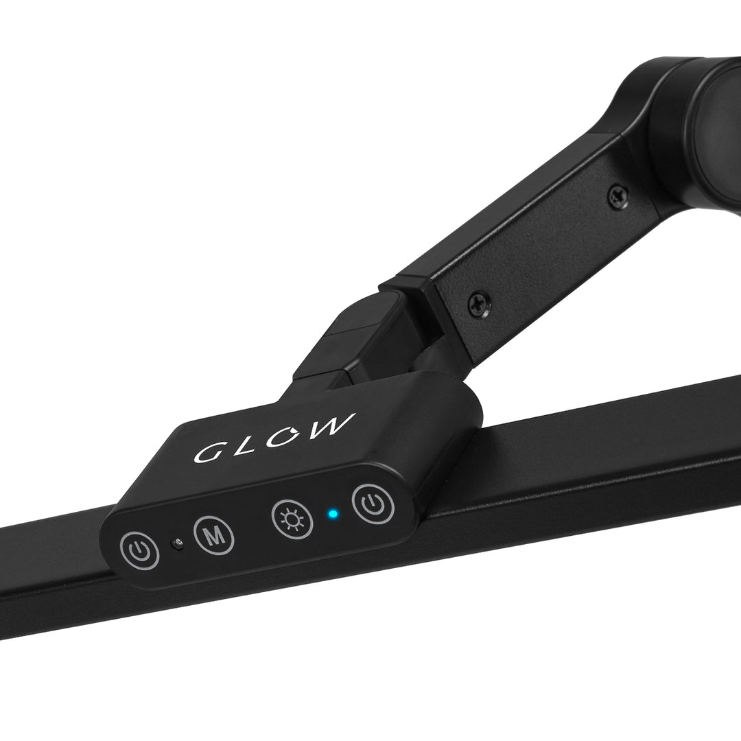 LED Lampe med Klemme og Justerbar Farve- og Lysintensitet Glow L03 Sort - billede 6