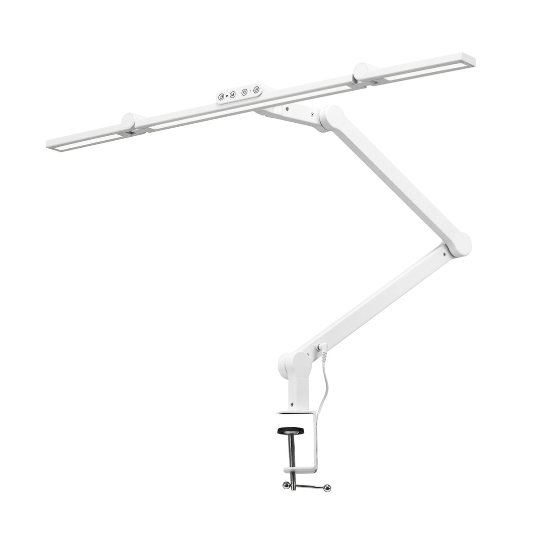 LED Lampe med Klemme og Justerbar Farve- og Lysintensitet Glow L03 Hvid