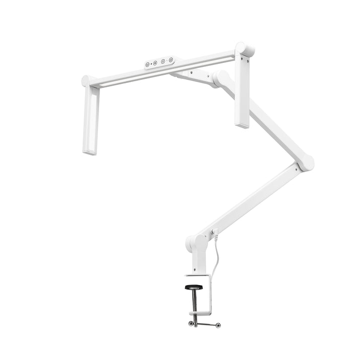 LED Lampe med Klemme og Justerbar Farve- og Lysintensitet Glow L03 Hvid - billede 3