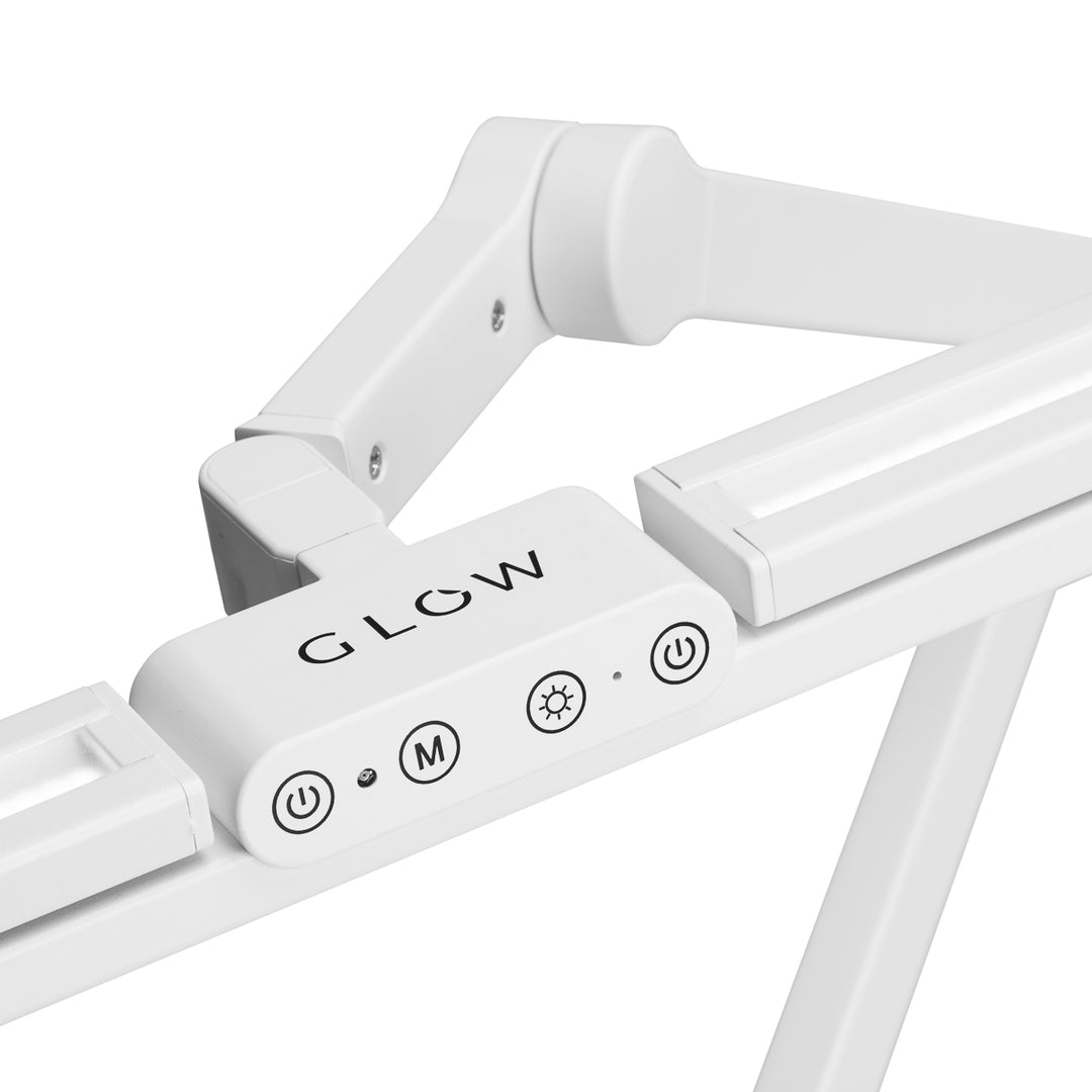 LED Lampe med Klemme og Justerbar Farve- og Lysintensitet Glow L03 Hvid - billede 8