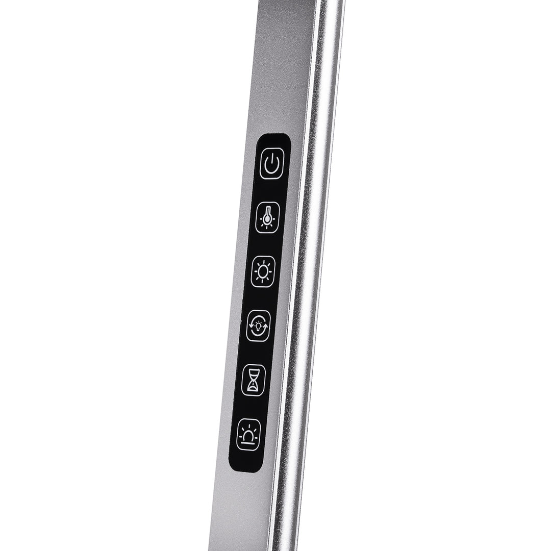 LED Lamp met Statief en Instelbare Kleur- en Lichtintensiteit Yoga 22W Zilver - afbeelding 5