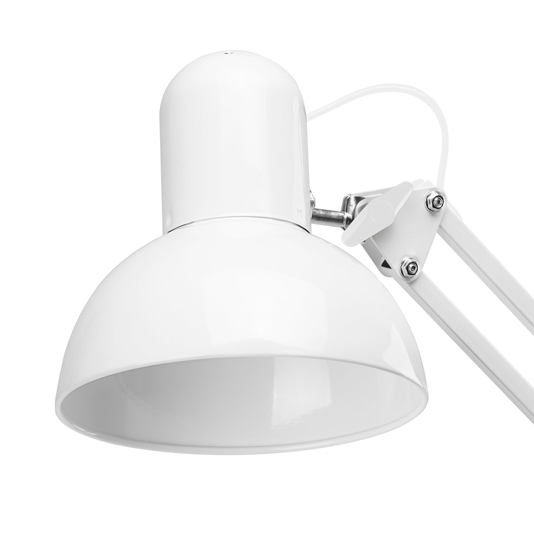 Bureaulamp Schoonheidssalon met Tafelklem PiX 314 Wit - afbeelding 3