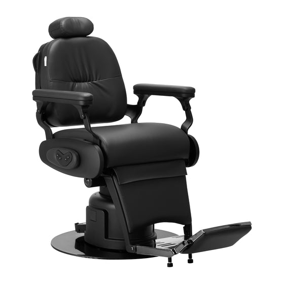 Elektrisk barberstol Gabbiano Duke Sort