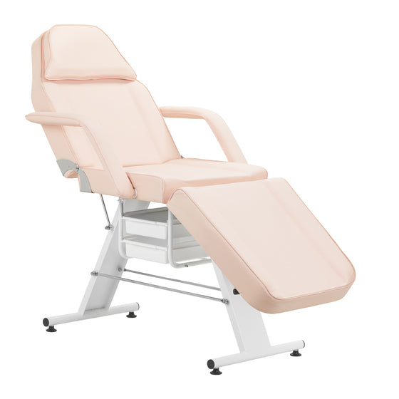 Behandlingsstol Basic 202 med Bakke - Rosa