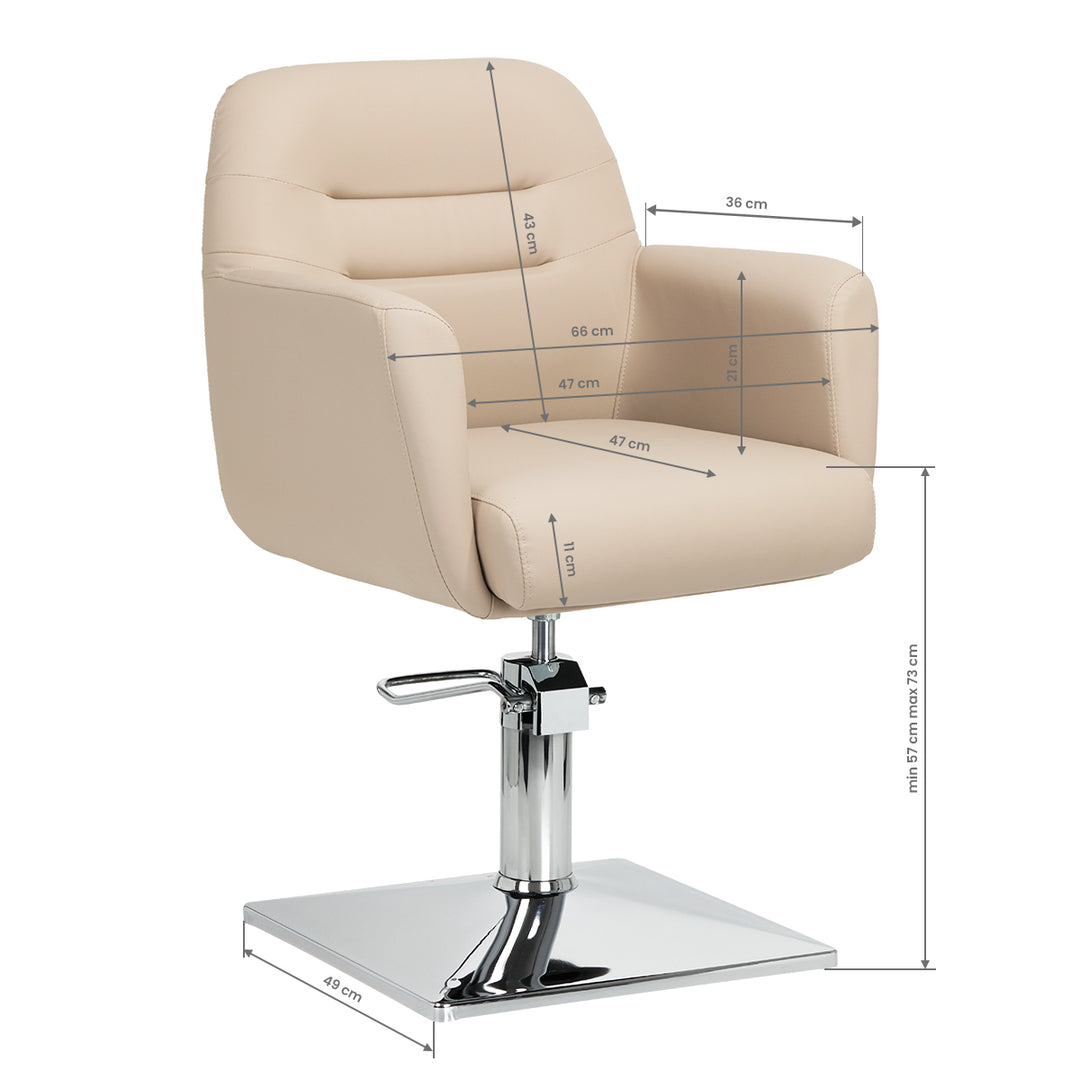 Kappersstoel Gabbiano Monaco Beige - afbeelding 8