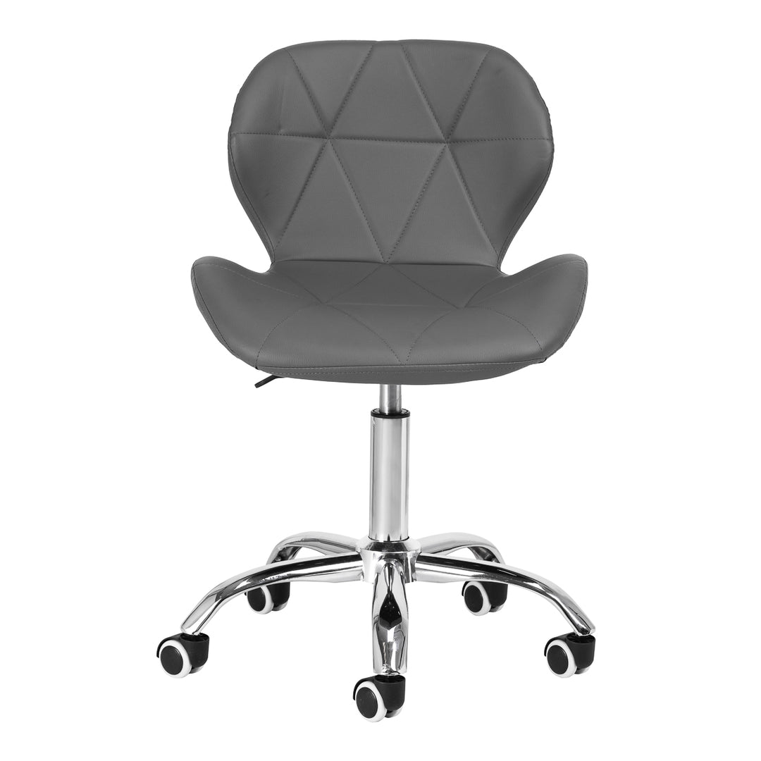Salonstoel met Wielen Verstelbaar 4Rico QS-06 Grijs - afbeelding 3