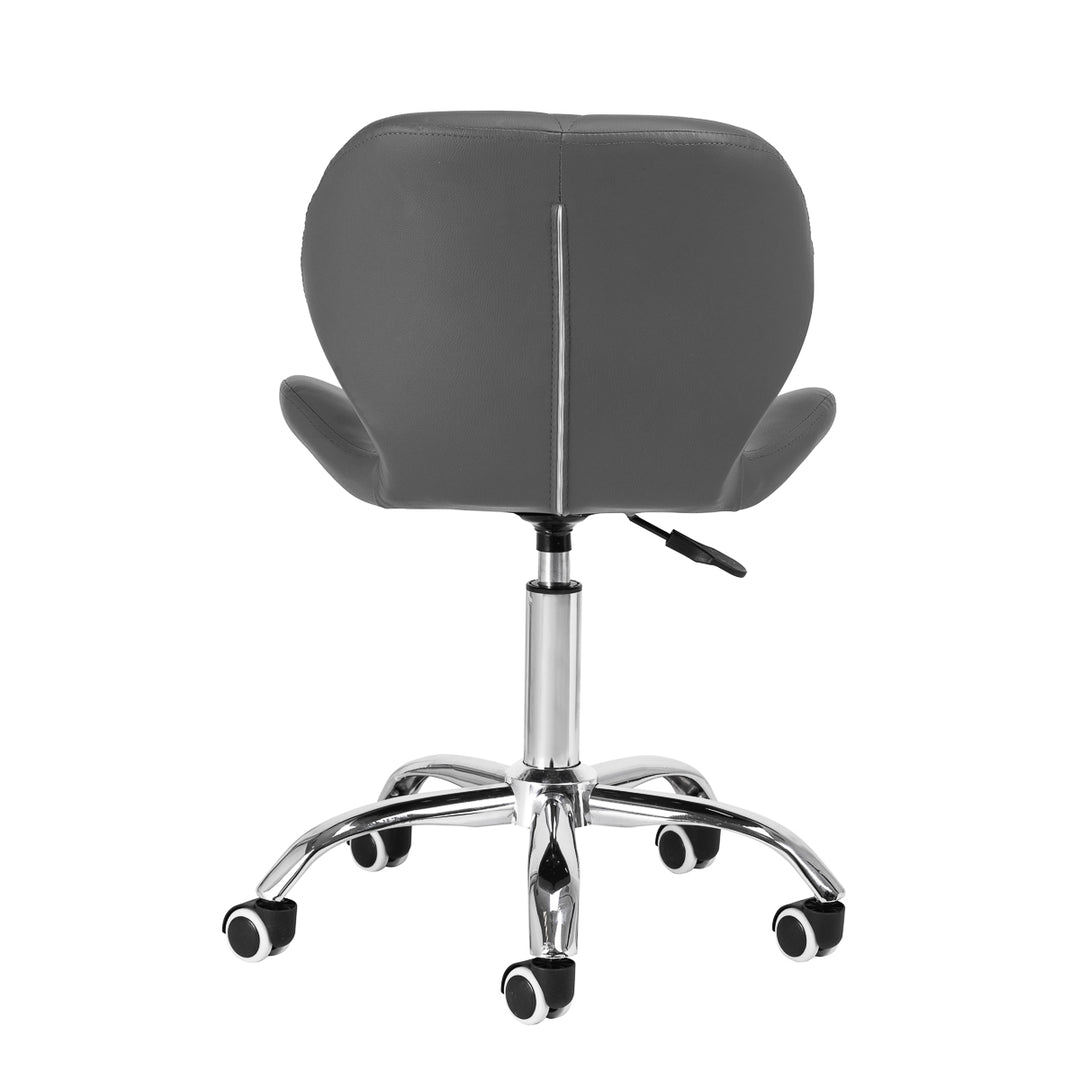 Salonstoel met Wielen Verstelbaar 4Rico QS-06 Grijs - afbeelding 4