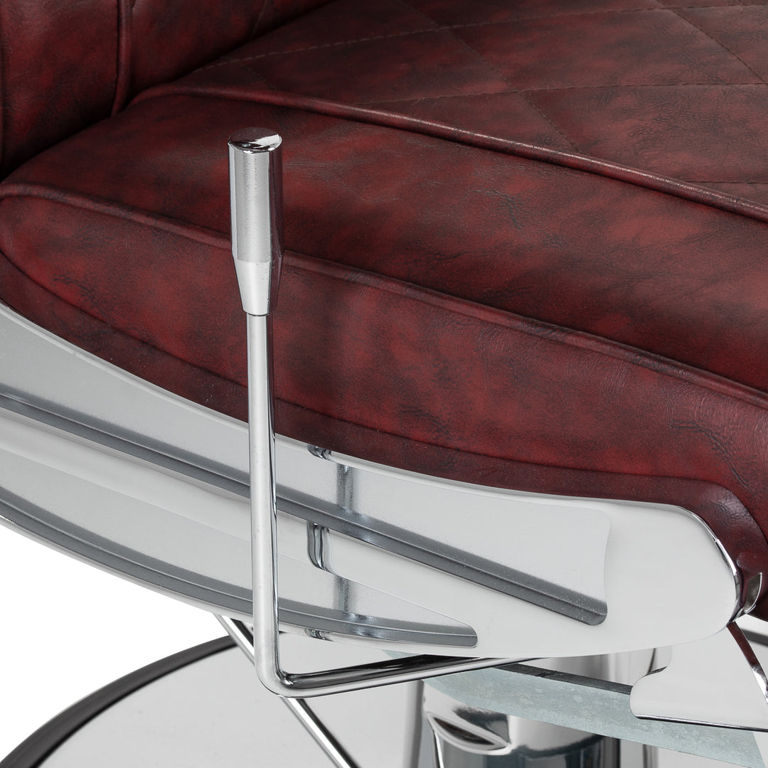 Barberstoel Hair System BM88066 Bordeauxrood - afbeelding 8