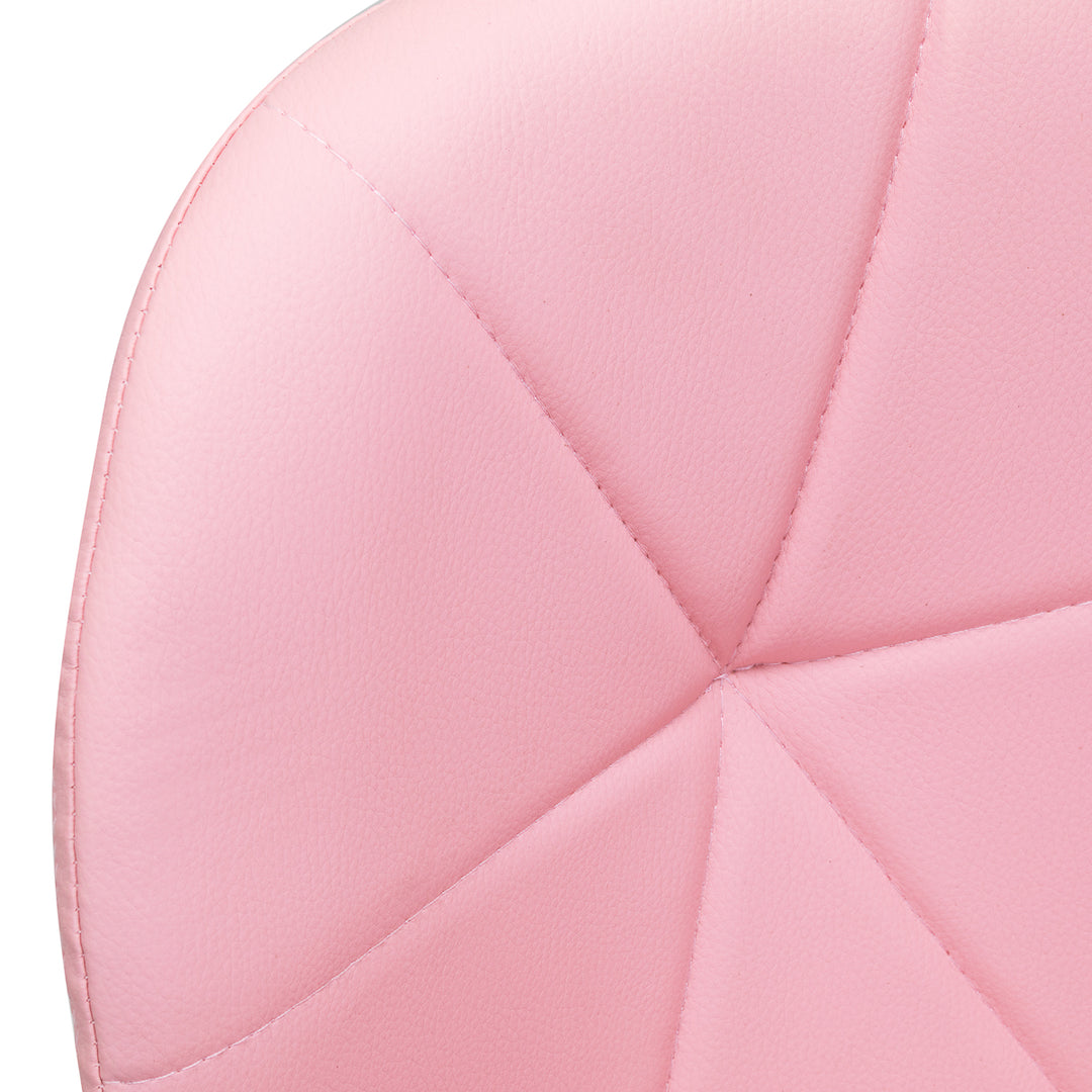 Salonstoel met Wielen Verstelbaar 4Rico QS-06 Roze - afbeelding 5