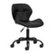 Salonstol med Hjul Justerbar 4Rico QS-06 Sort-Sort