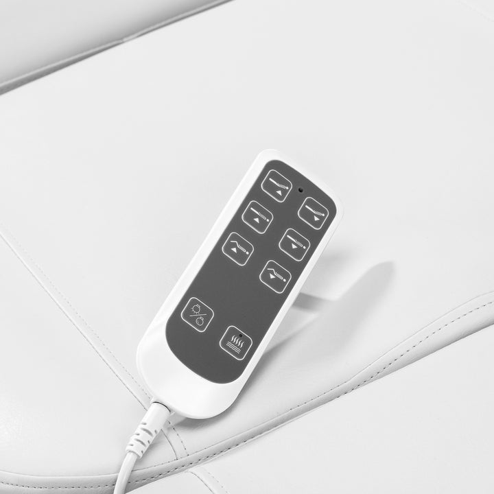 Elektrische Behandelstoel Sillon Luxury 3 Motoren Wit - afbeelding 8
