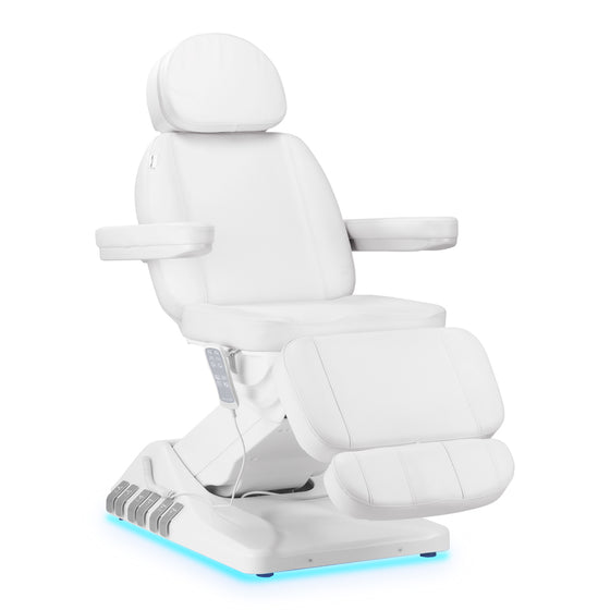 Elektrisk Behandlingsstol Sillon Luxury 3 Motorer Hvid med Fodbetjening