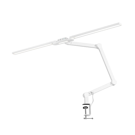 LED Lampe med Klemme og Justerbar Farve- og Lysintensitet Glow L04 Hvid