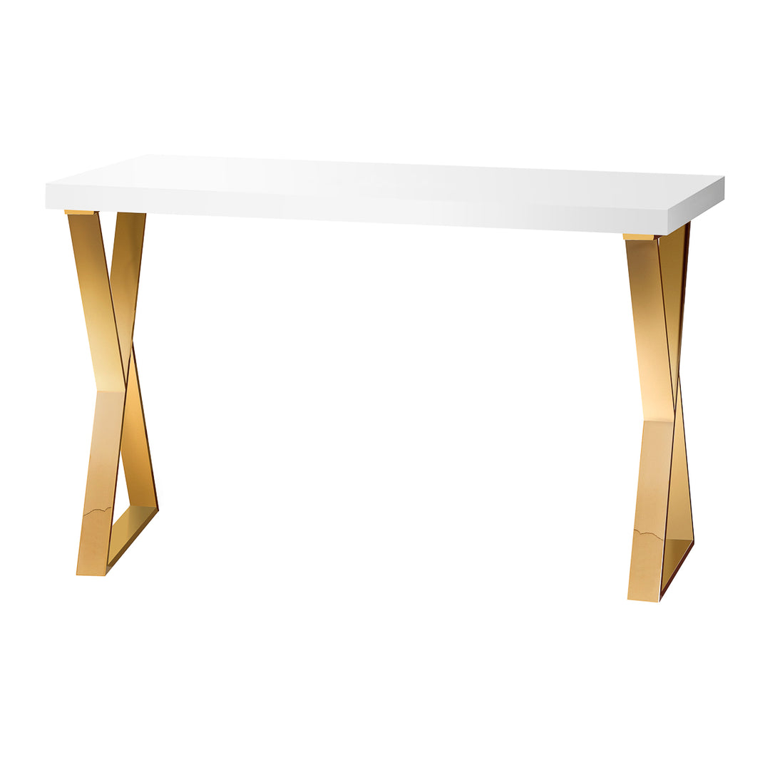 Manicure Tafel Momo 04 Goud-Wit - afbeelding 3
