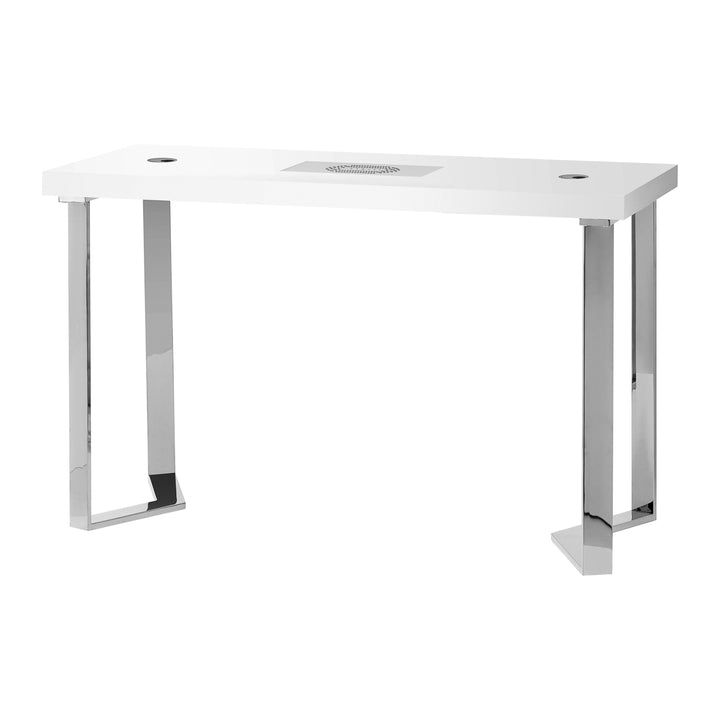 Manicure Tafel Momo 05 Zilver-Wit met Afzuiging - afbeelding 3