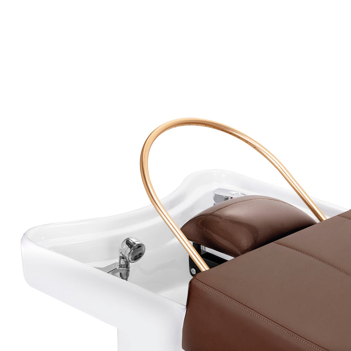 Wasunit Gabbiano Head Spa 017 Ligbed Bruin - afbeelding 5