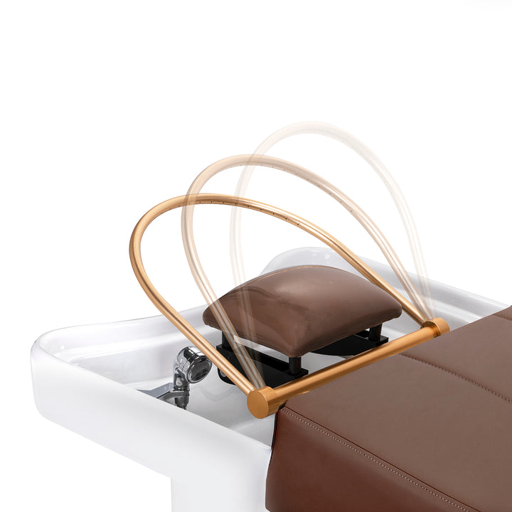Wasunit Gabbiano Head Spa 017 Ligbed Bruin - afbeelding 7