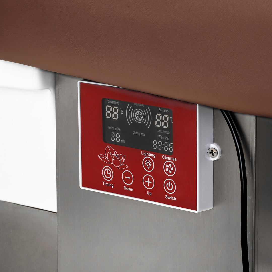 Wasunit Gabbiano Head Spa 017 Ligbed Bruin - afbeelding 13