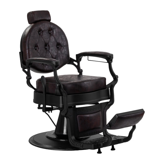 Barberstol Gabbiano President Brun