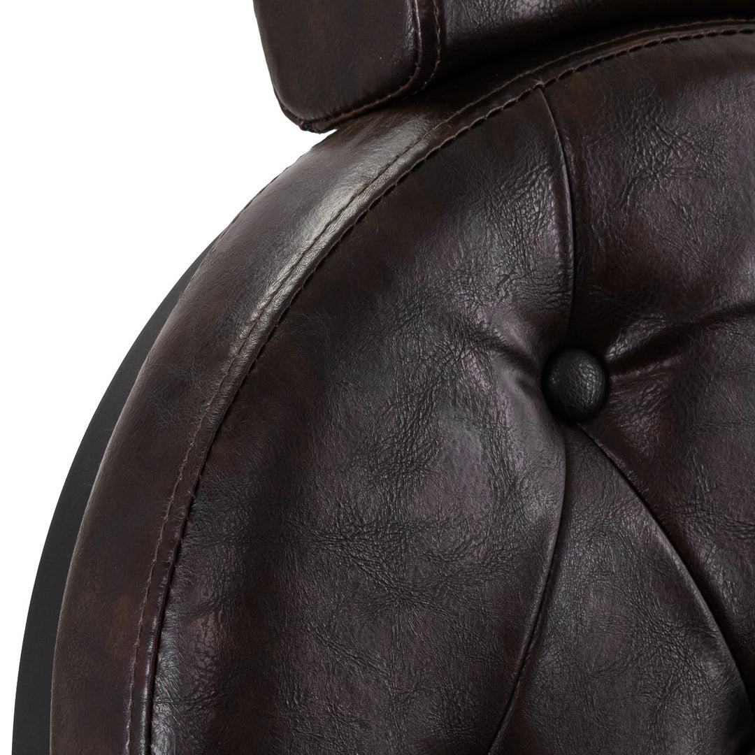 Barberstoel Gabbiano President Bruin - afbeelding 8