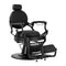 Barberstol Gabbiano Niccolo Sort-Sort Knooploos