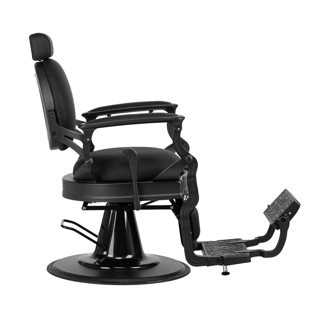 Barberstol Gabbiano Niccolo Sort-Sort Knooploos - billede 4