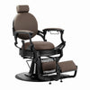 Barberstol Gabbiano Niccolo Brun-Sort Knooploos
