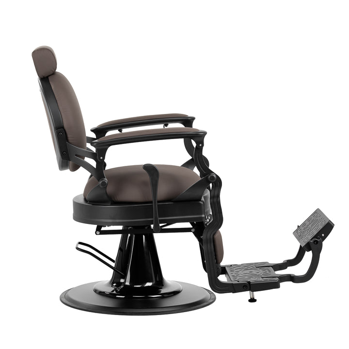 Barberstol Gabbiano Niccolo Brun-Sort Knooploos - billede 4