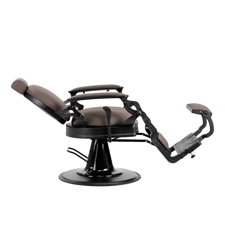 Barberstol Gabbiano Niccolo Brun-Sort Knooploos - billede 5