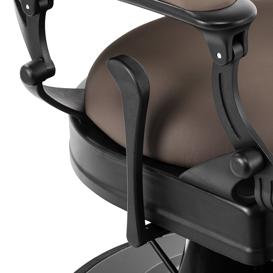 Barberstol Gabbiano Niccolo Brun-Sort Knooploos - billede 8