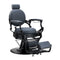 Barberstol Gabbiano Niccolo Grafit-Sort Knooploos