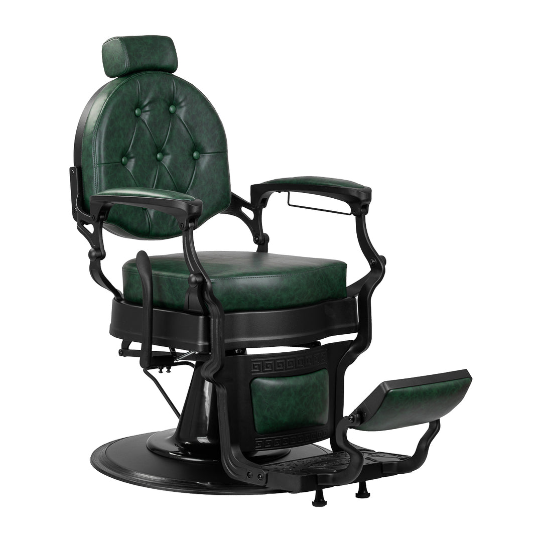 Barberstoel Gabbiano President Groen-Zwart