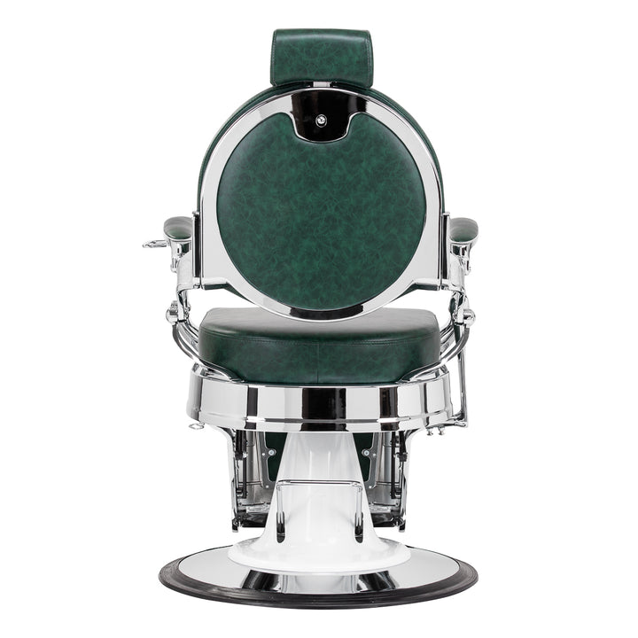 Barberstoel Gabbiano President Groen-Chrome - afbeelding 5