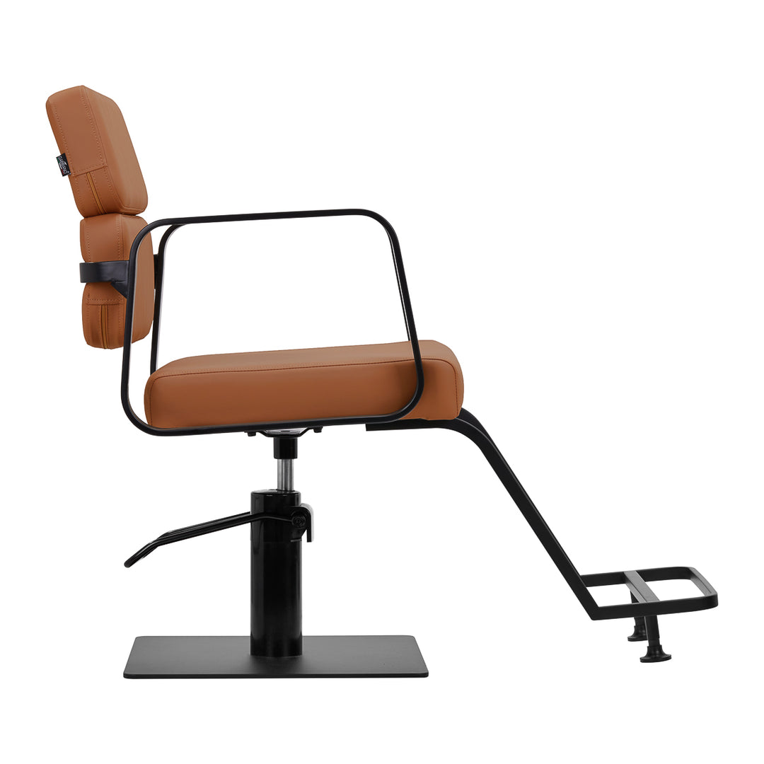 Kappersstoel Gabbiano Porto Zwart-Oranje - afbeelding 2