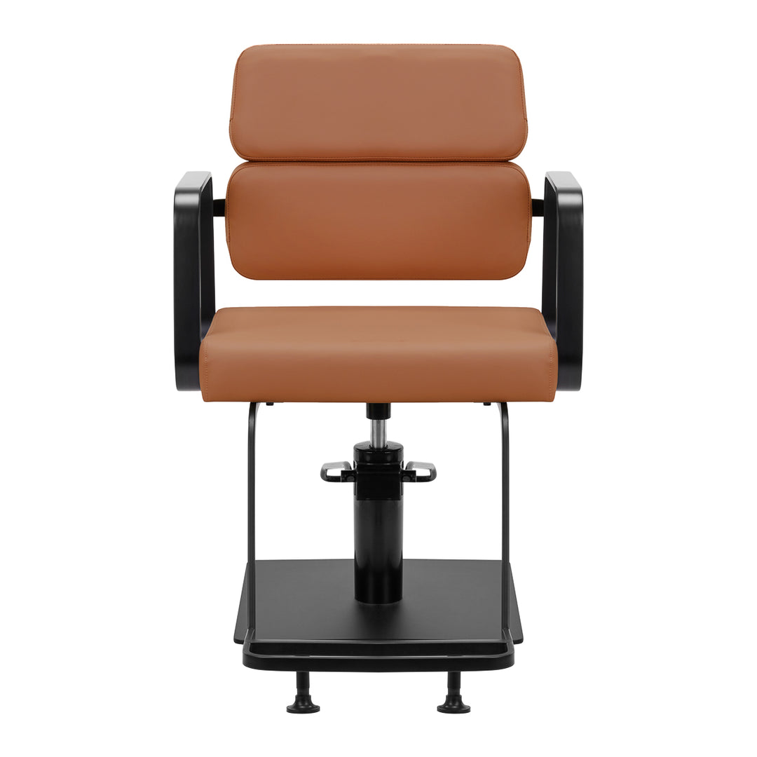 Kappersstoel Gabbiano Porto Zwart-Oranje - afbeelding 3