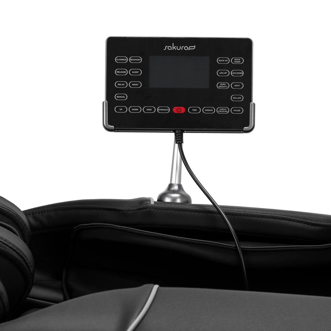 Massagestoel Elektrisch Sakura Luxury 808 Zwart - afbeelding 13