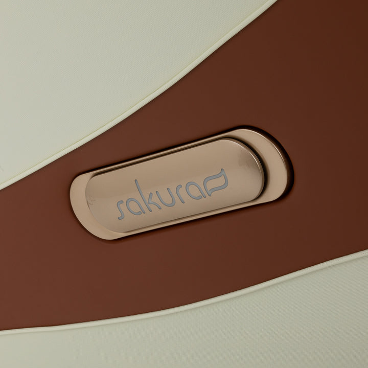 Massagestoel Elektrisch Sakura Luxury 808 Wit-Beige - afbeelding 18