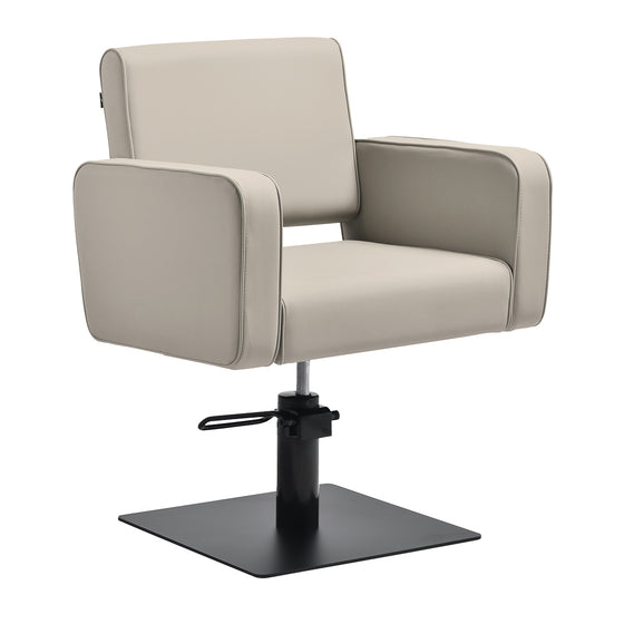 Frisørstol Gabbiano Bilbao Beige-Sort