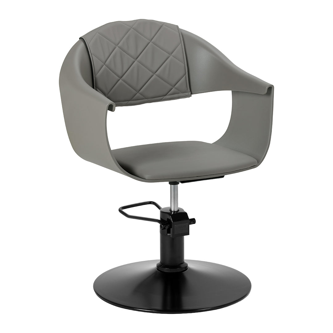 Kappersstoel Hair System Halo Grey Grijs