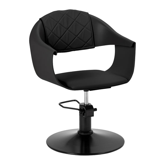 Frisørstol Hair System Halo Noir Sort