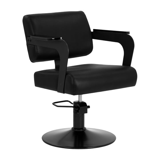Frisørstol Hair System Jet Noir Sort