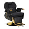 Barberstol Hair System New York Sort-Guld