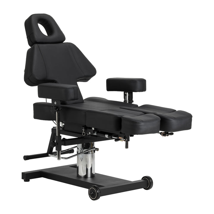 Tattoostoel Hydraulisch Pro Ink 605 Zwart - afbeelding 2