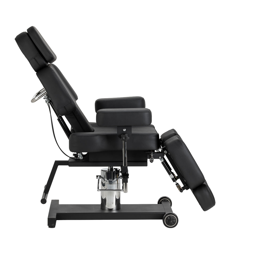 Tattoostoel Hydraulisch Pro Ink 605 Zwart - afbeelding 3