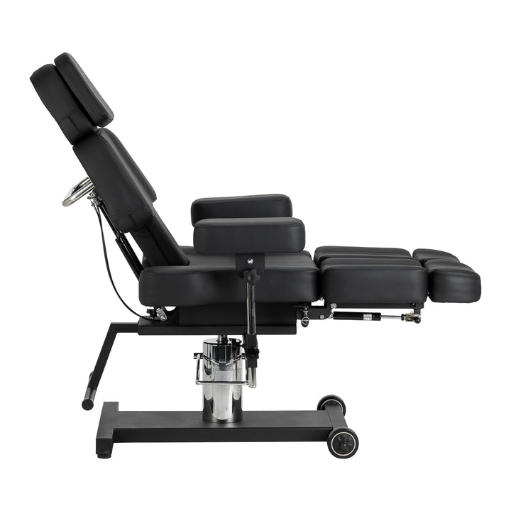 Tattoostoel Hydraulisch Pro Ink 605 Zwart - afbeelding 4