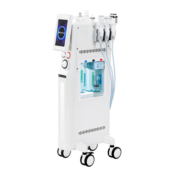 Hydrodermabrasion Apparat 6-i-1 Giovanni Ashe Super Bubble Hvid