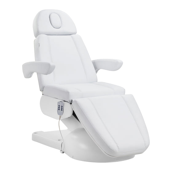 Behandlingsstol Elektrisk Azzurro Lux 3 Motorer Hvid