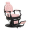 Barberstol Gabbiano President Rosa-Sort